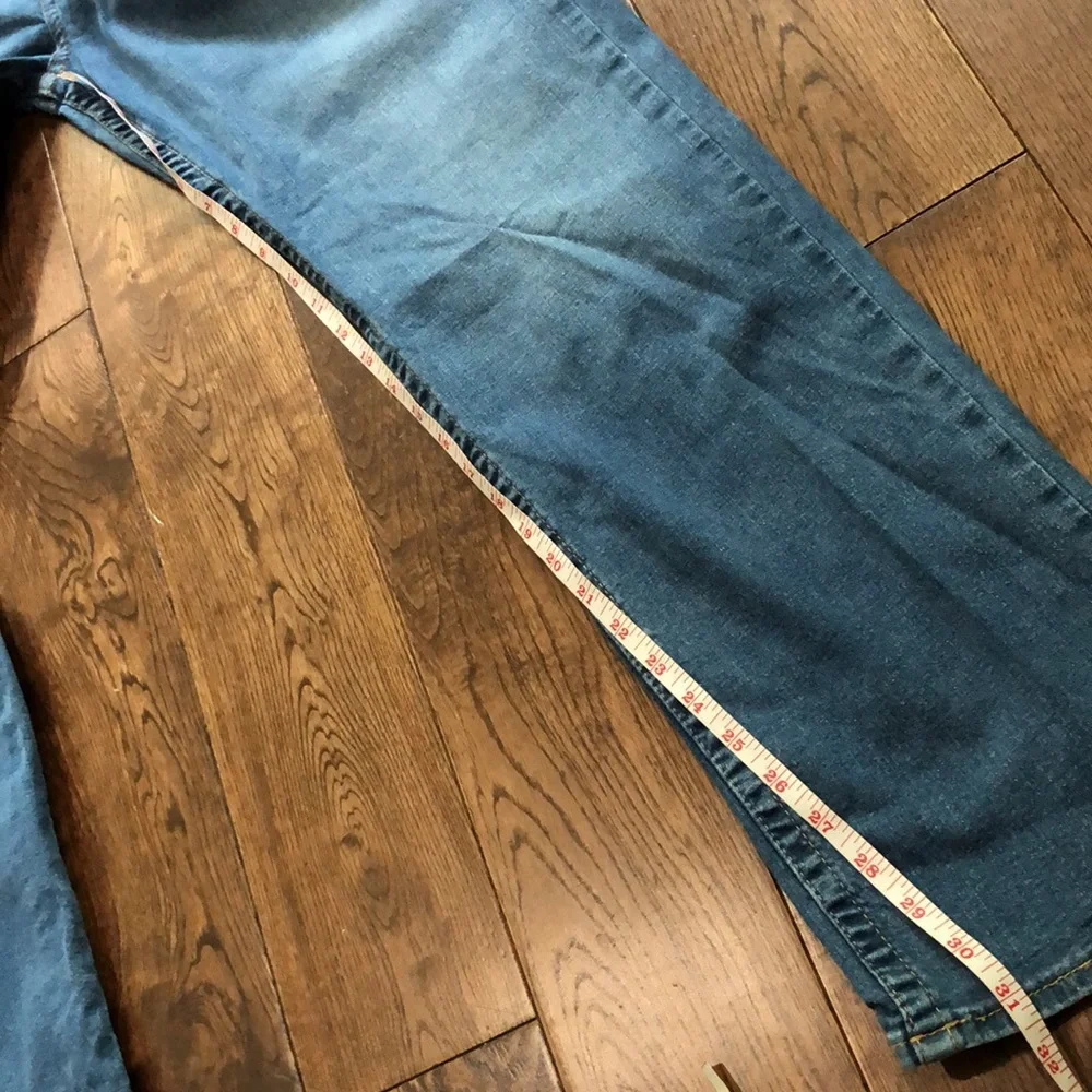 TRUE RELIGION RICKY relaxed straight fit denim jeans size 34